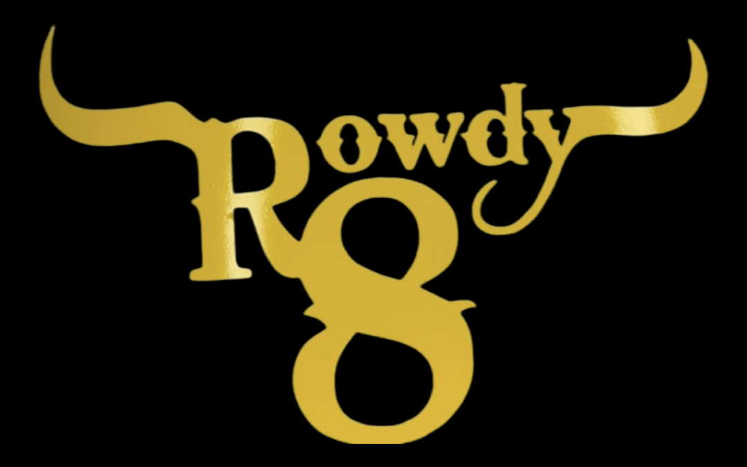 Rowdy8 Stickers (5x5)