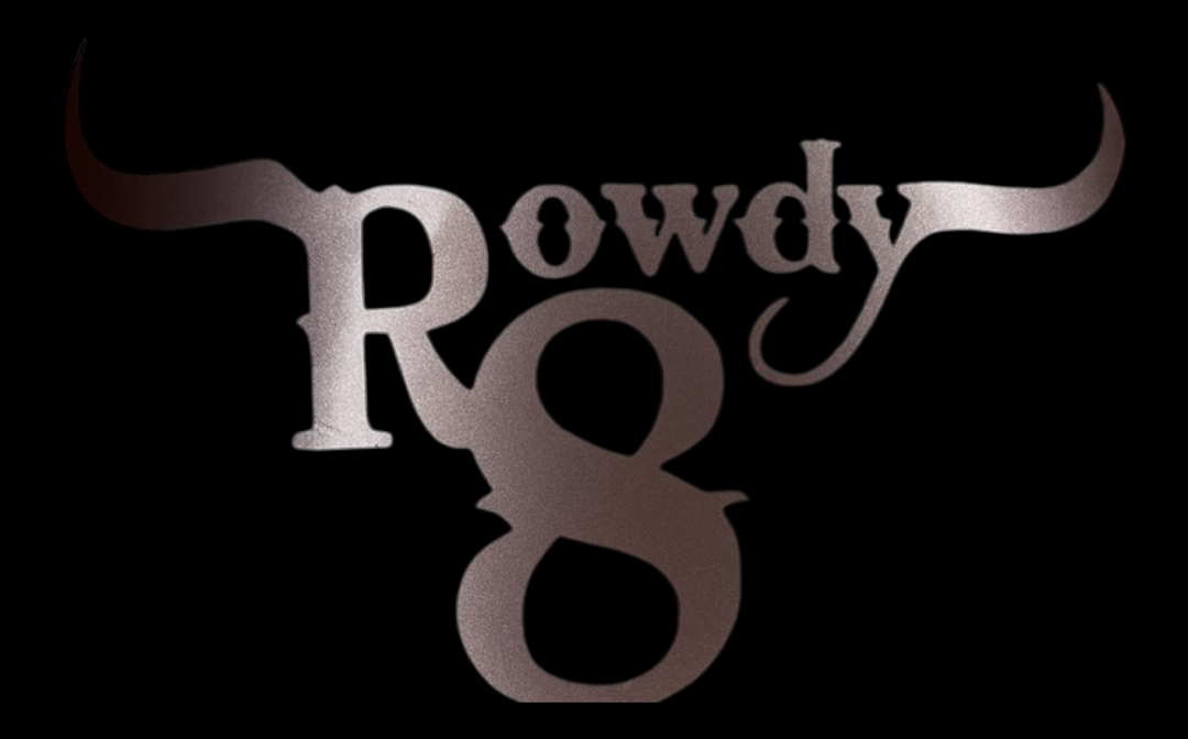 Rowdy8 Stickers (5x5)